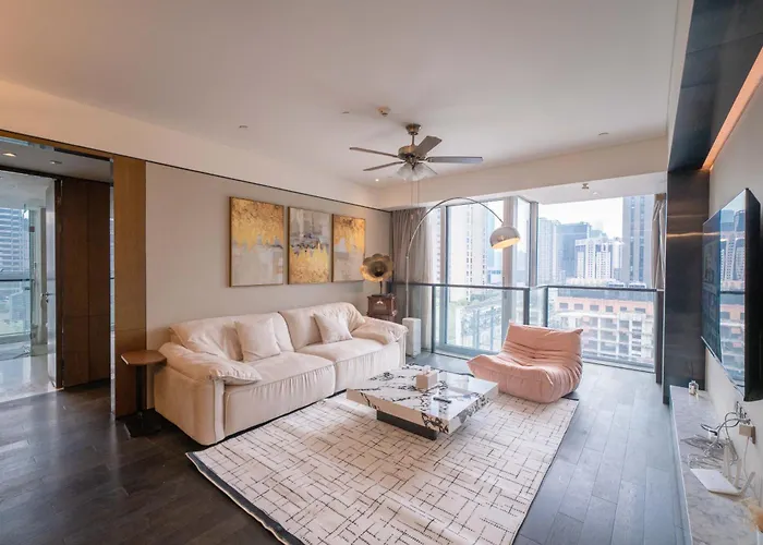 Zhome-Luxury Three-Bedroom Suite-Near The Bund